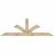 Ekena Millwork Richland Rough Sawn Timber Gable Bracket, Douglas Fir, 96"W x 32"H x 2"D x 6"F, 8/12 Pitch GBW096X32X0206RIC00RDF - alternate 1